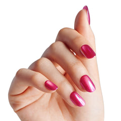 imPRESS spread of 30 press-on nails highlighting consistent shapes benefit: salon-ready set
