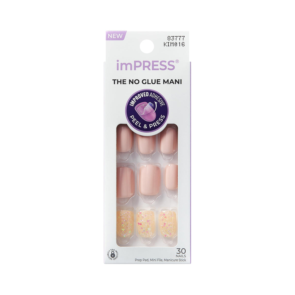 imPRESS 'Dorothy' front packaging showing kit contents and colorful design benefits easy application