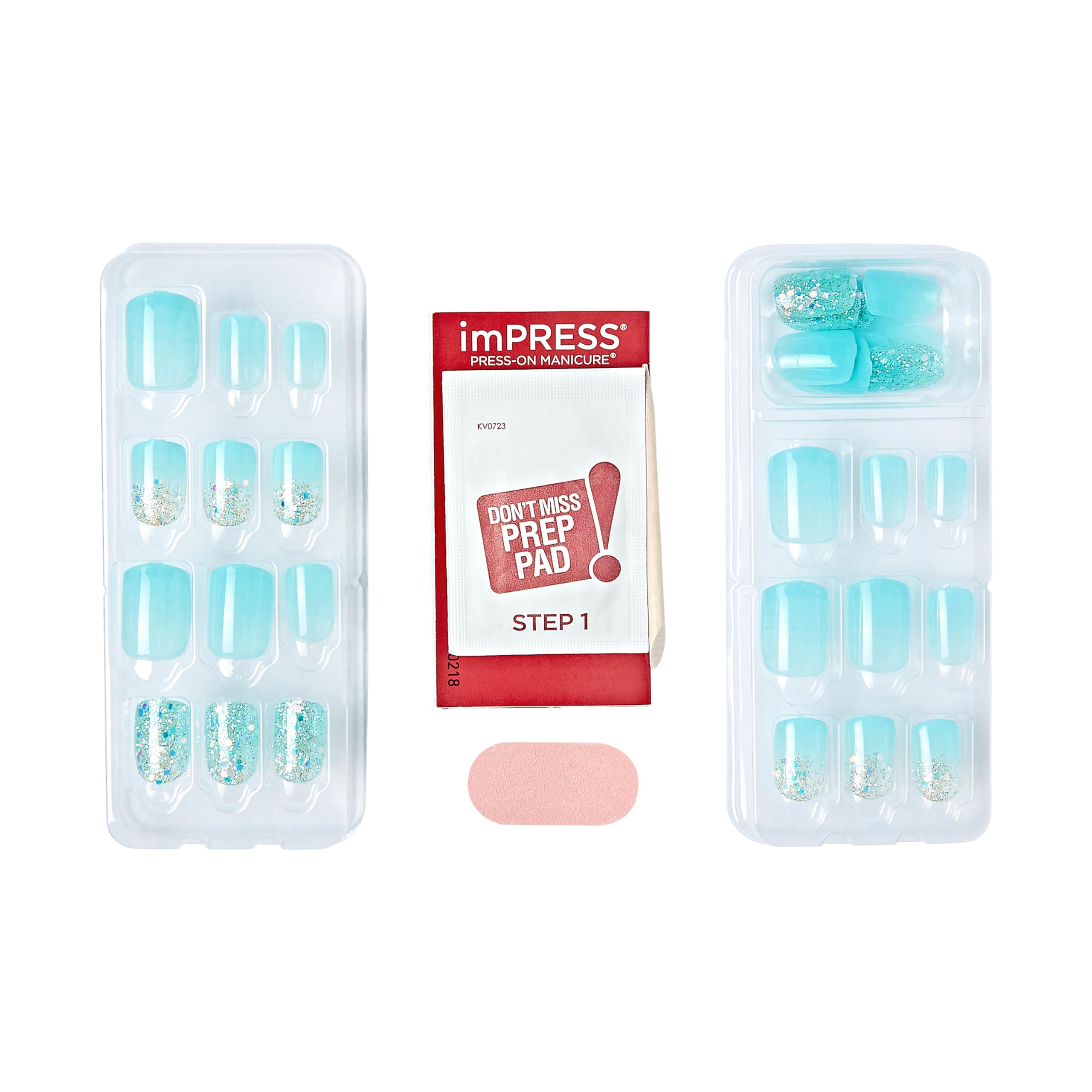 imPRESS assortment of sizes displayed for quick sizing and precise fit