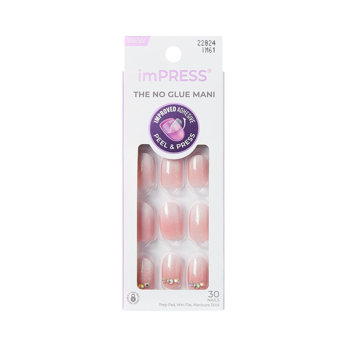 imPRESS front packaging showing design and instant no-glue convenience