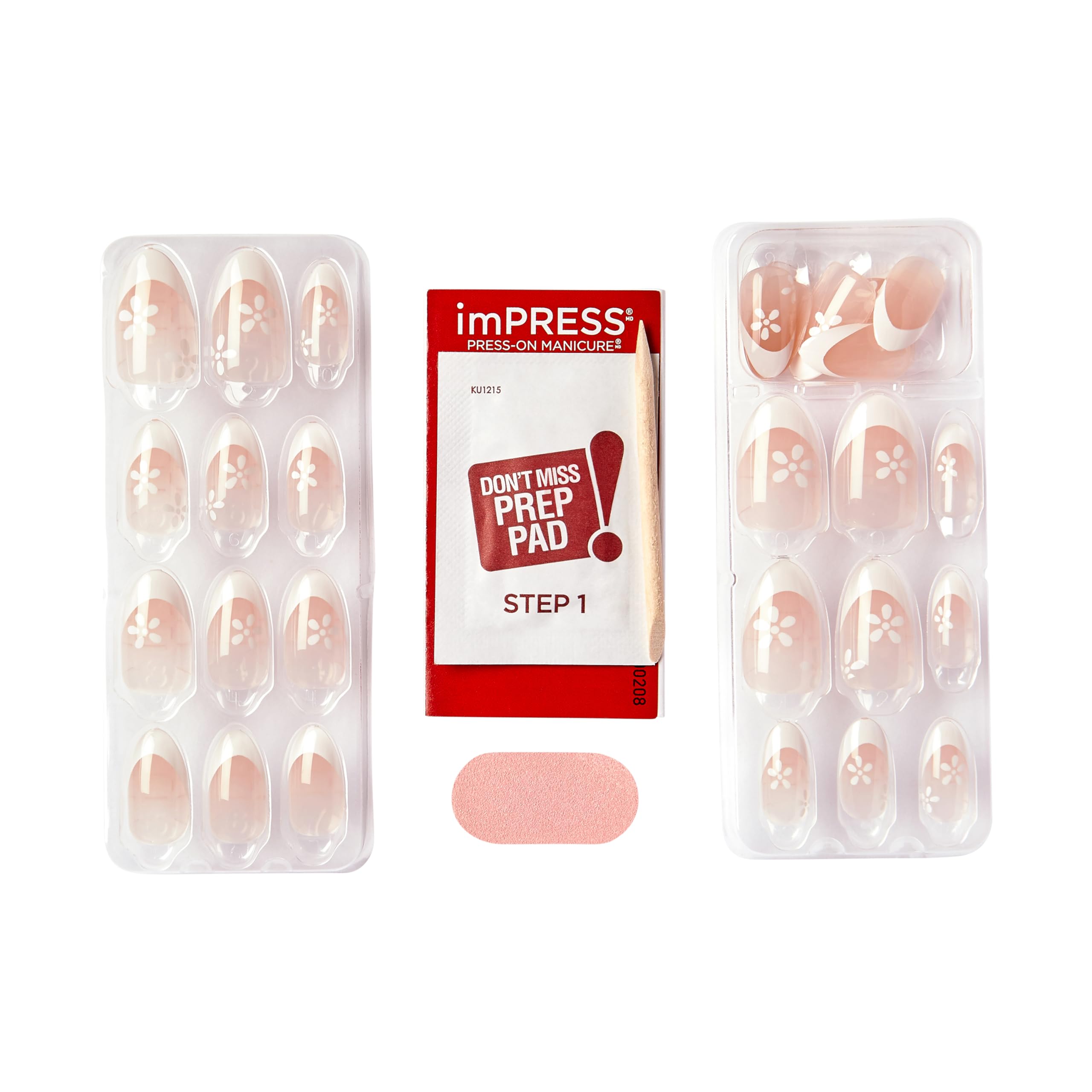 imPRESS nails applied on hand in lifestyle setting for instant salon appearance