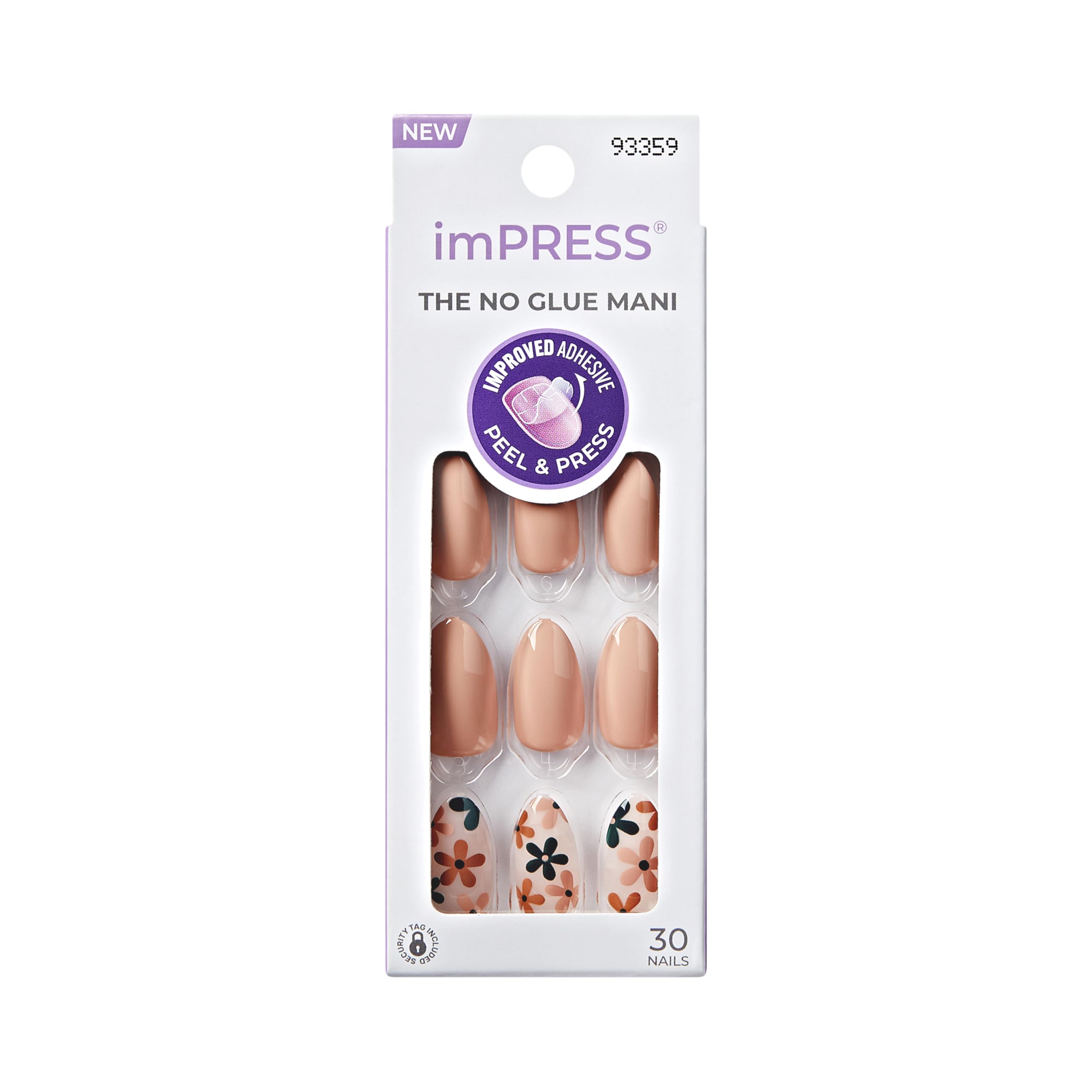 imPRESS front packaging showing As It Was beige nails and included tools for quick application