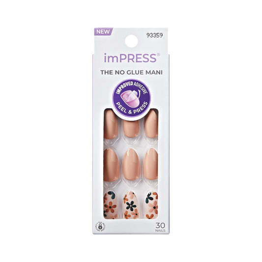 imPRESS front packaging showing As It Was beige nails and included tools for quick application