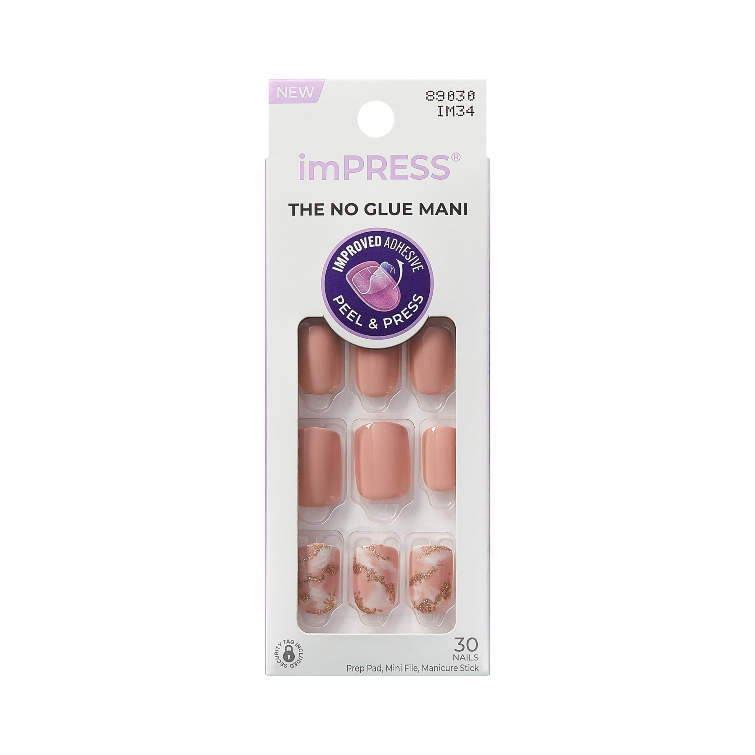 imPRESS front packaging showing Kingdom pink design and ready-to-wear convenience