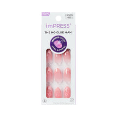 imPRESS front packaging showing kit contents and easy application benefit