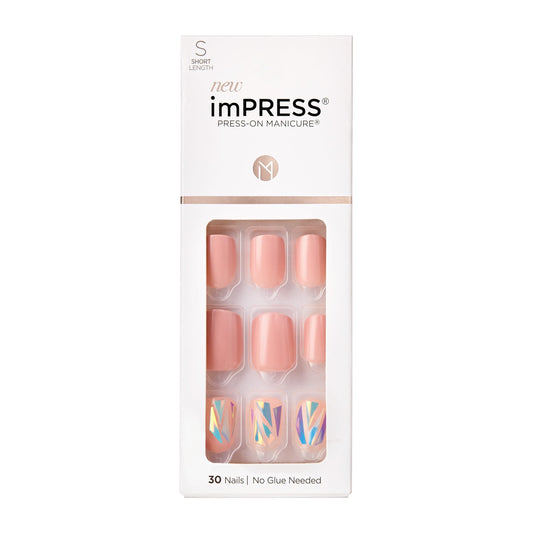 imPRESS front packaging showing kit contents and benefit instant mani