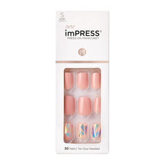 imPRESS front packaging showing kit contents and benefit instant mani