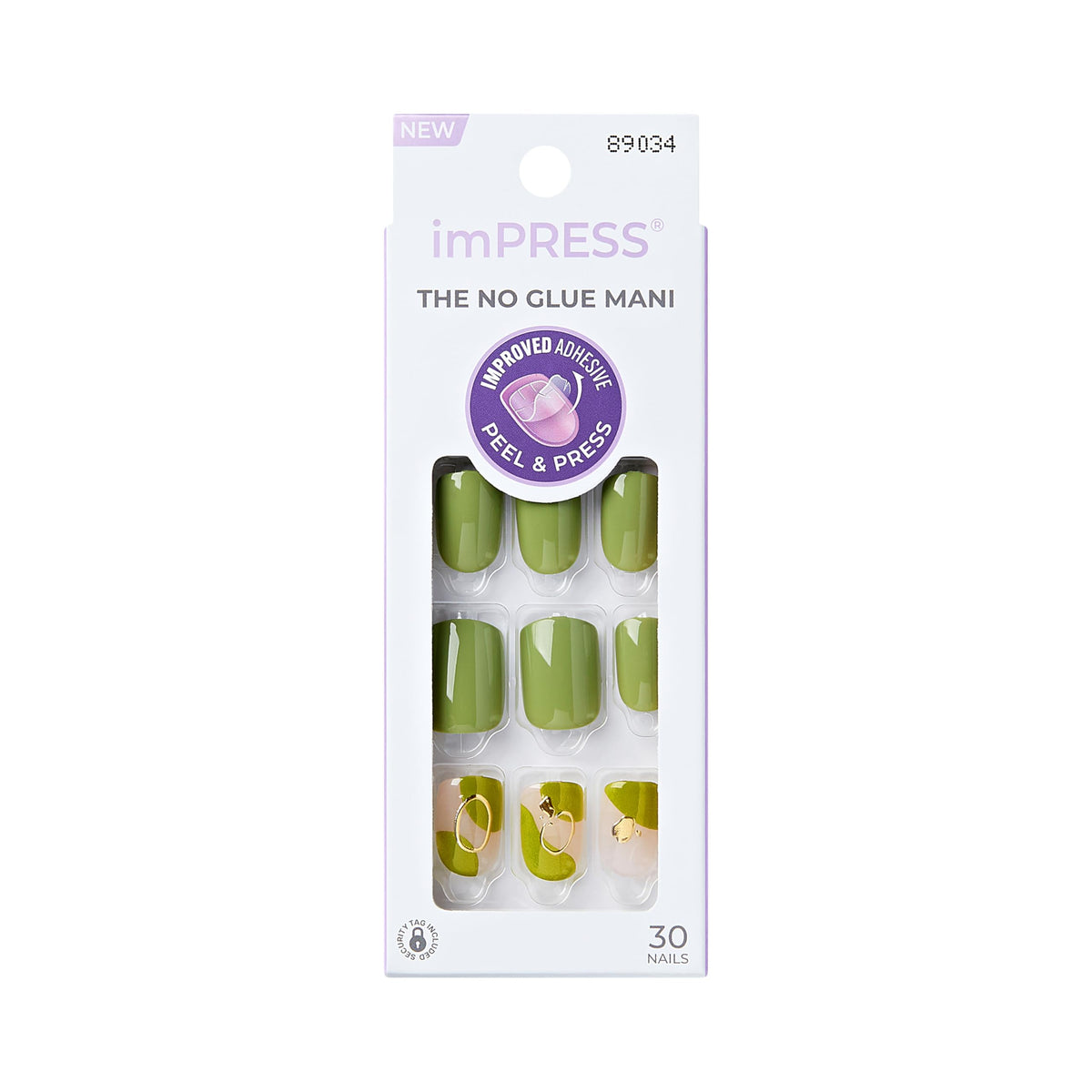 imPRESS front packaging shows kit contents and effortless at-home benefit
