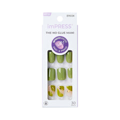 imPRESS front packaging shows kit contents and effortless at-home benefit