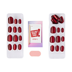 imPRESS kit contents with file, prep pad, and manicure stick visible