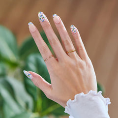 imPRESS close-up of 3D pearl accent showing textured detail and elegant spring look