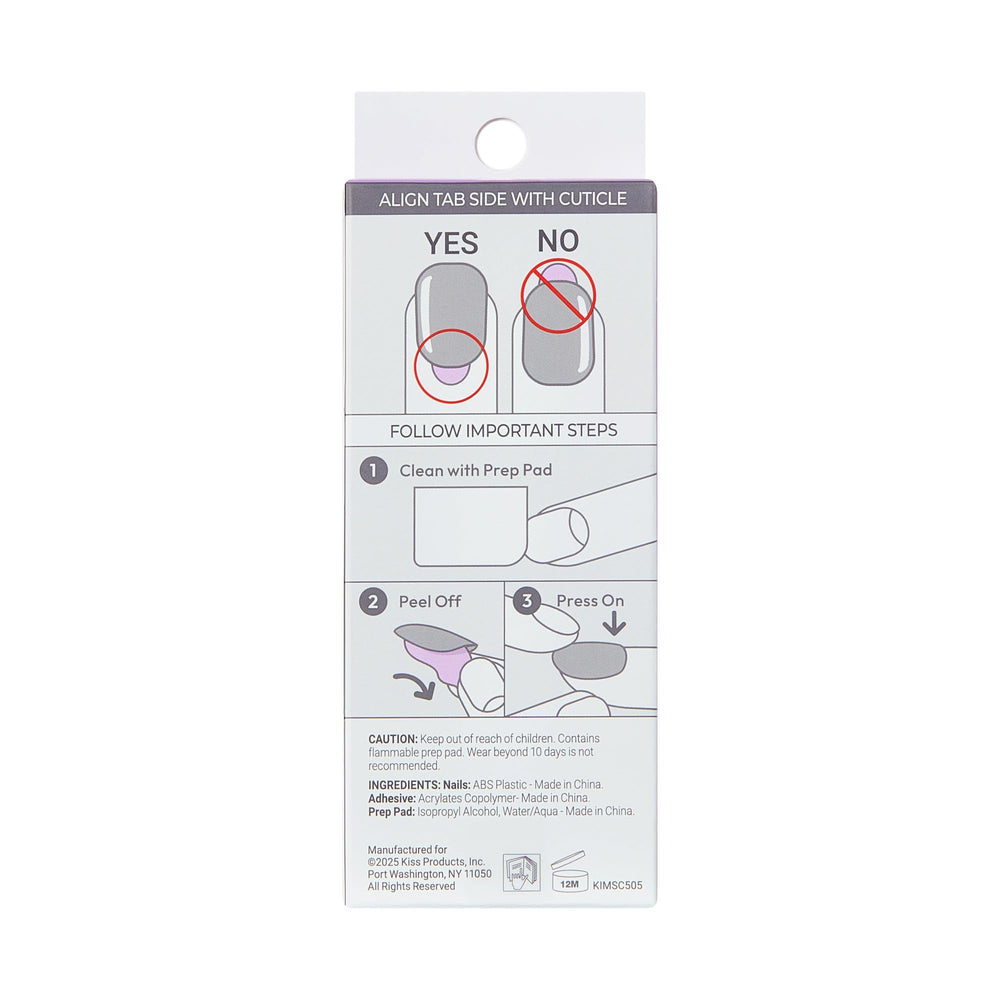 imPRESS teen using nails in a back-to-school setting showing stylish, school-friendly benefit