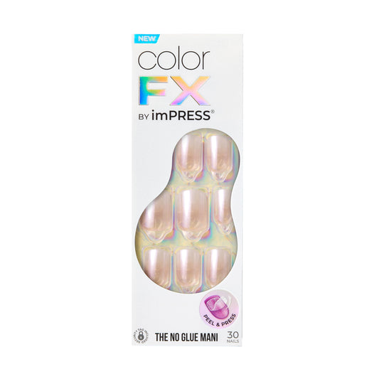 imPRESS front packaging showing complete Kiss colorFX kit and quick application benefit