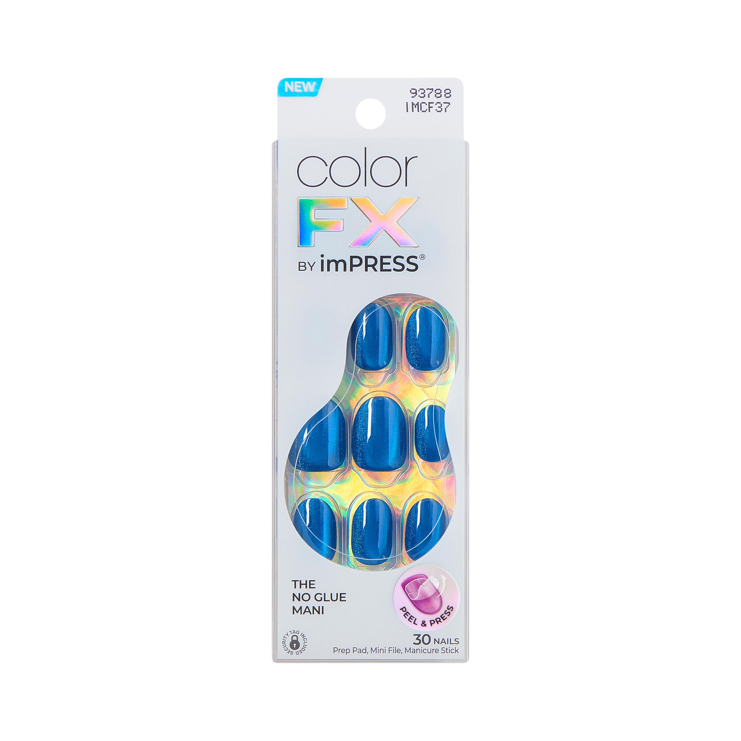 imPRESS front packaging showing kit contents and benefit of no-glue convenience