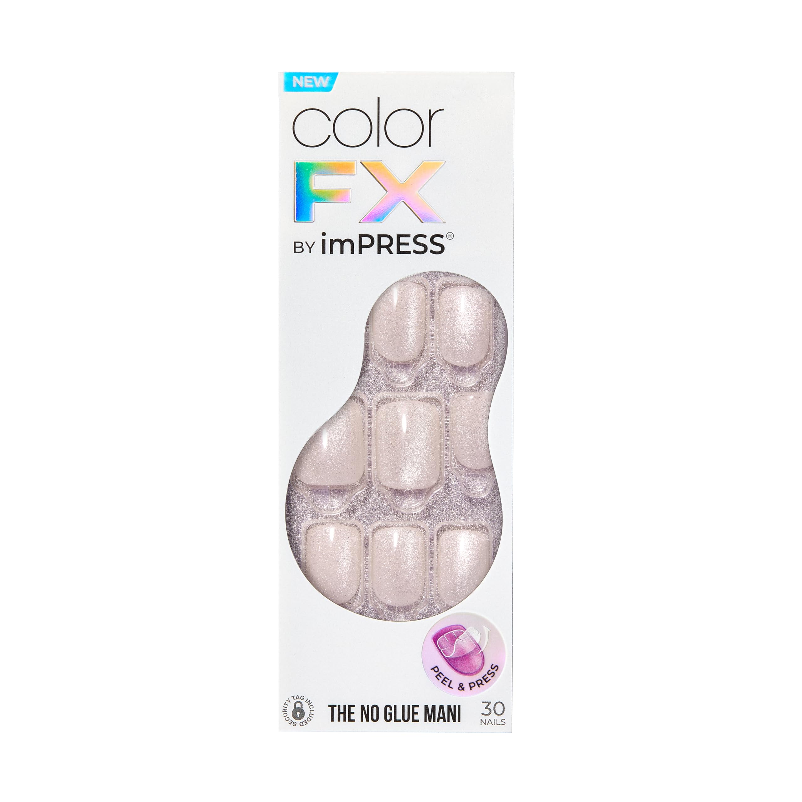 imPRESS nail placed next to coin showing true size and length benefit