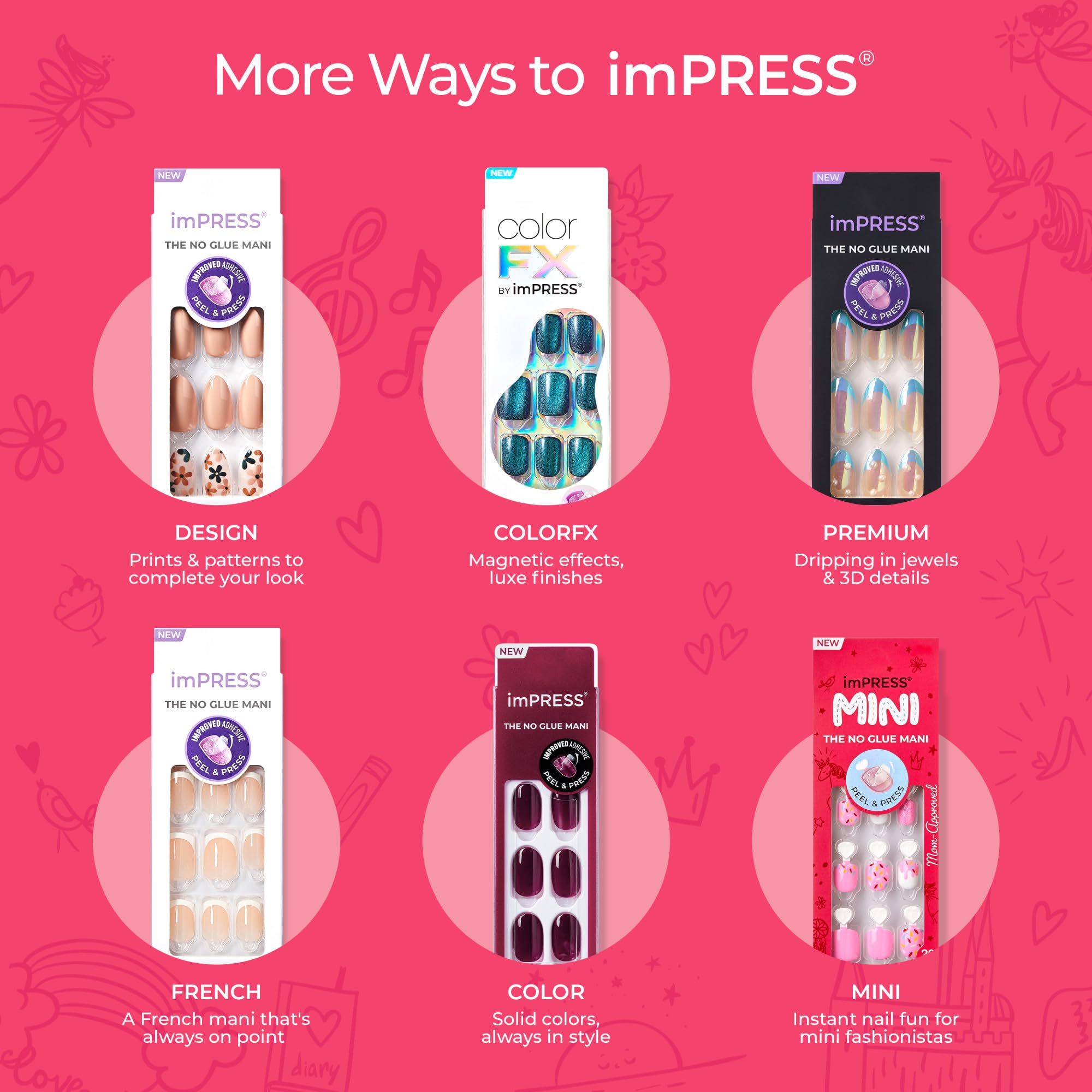 imPRESS peel-and-press application demonstrating no-glue use