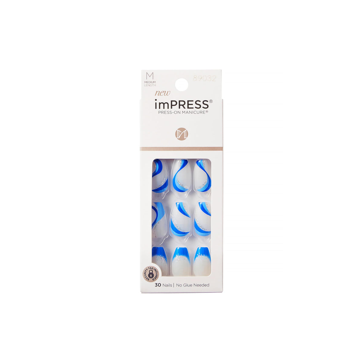 imPRESS press-on pack front view showing kit and color for fast salon look