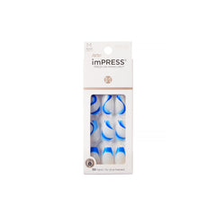 imPRESS press-on pack front view showing kit and color for fast salon look