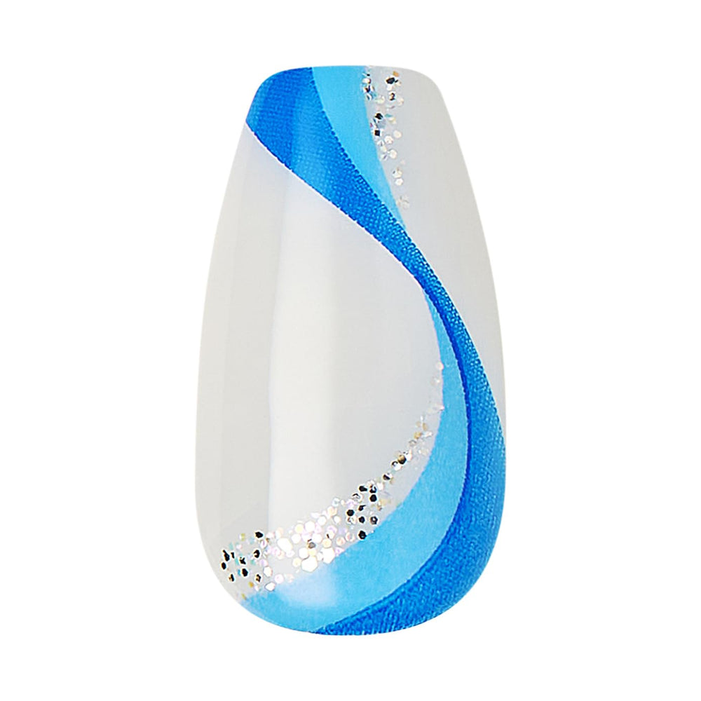 imPRESS hands under running water showing waterproof benefit and durability