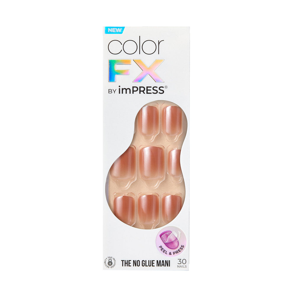 imPRESS detailed shot of nail edge and smooth finish showing durable factory-applied sheen