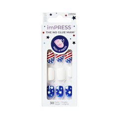 imPRESS front packaging showing Liberty set and contents for quick application