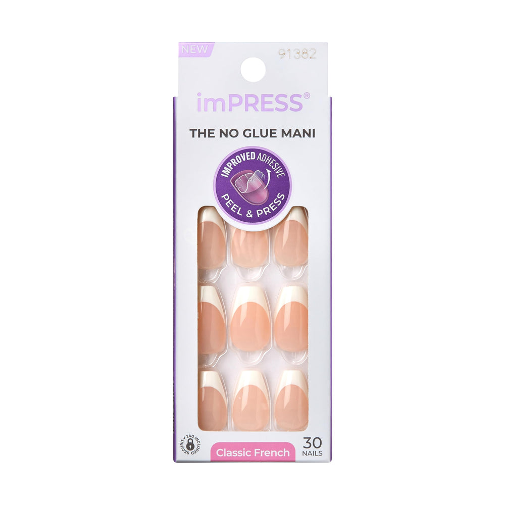 imPRESS lifestyle back-to-school outfit showing wearable neutral nails