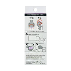 imPRESS pedicure worn on toes in sandals showing Brave Hearts style and long-lasting fashionable look