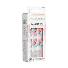 imPRESS close-up of medium coffin tip highlighting shape and comfortable slimmer fit benefit