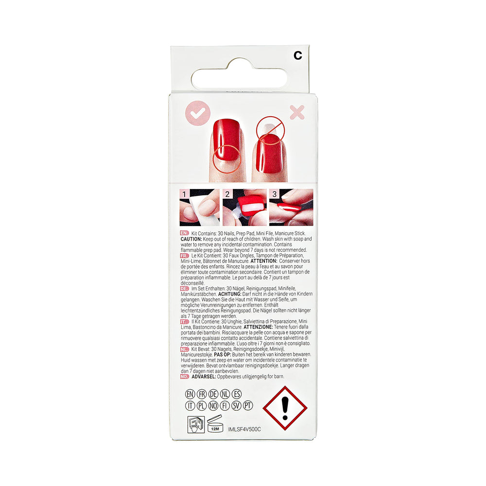 imPRESS nails in lifestyle scene with flowers showing romantic print and fashion-forward benefit