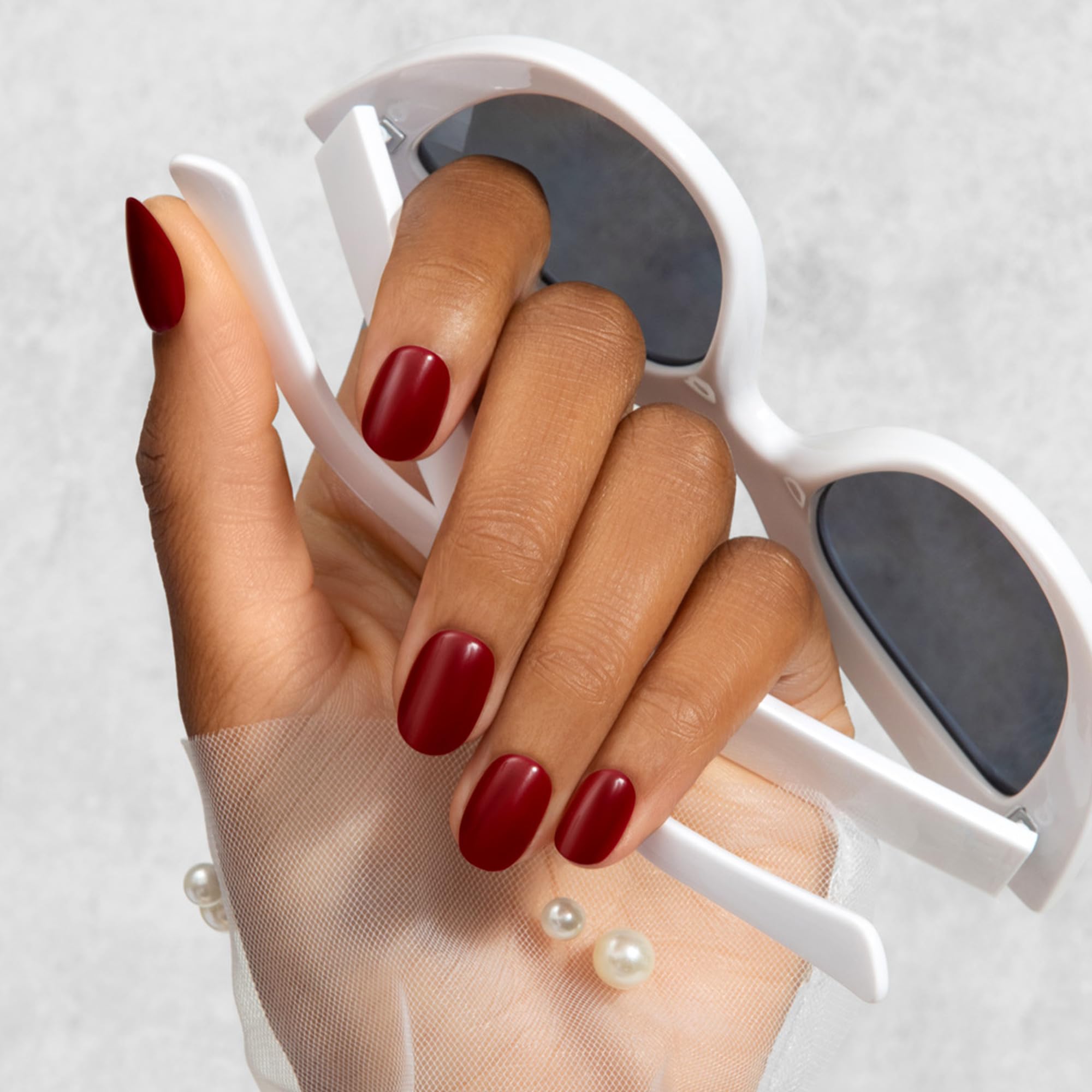 imPRESS Maplewood pre-applied adhesive tab visible for easy use