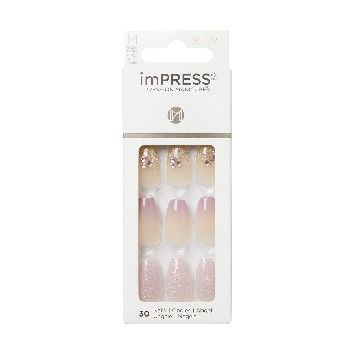 imPRESS May Flower front packaging showing kit and glossy finish benefits