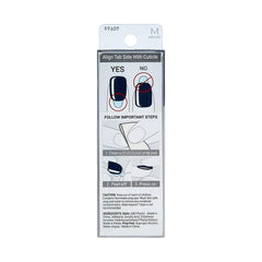 imPRESS adhesive tab detail illustrating strong waterproof hold for lasting wear