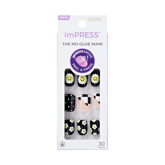 imPRESS Pandora front packaging showing 30-piece kit and tools for easy application