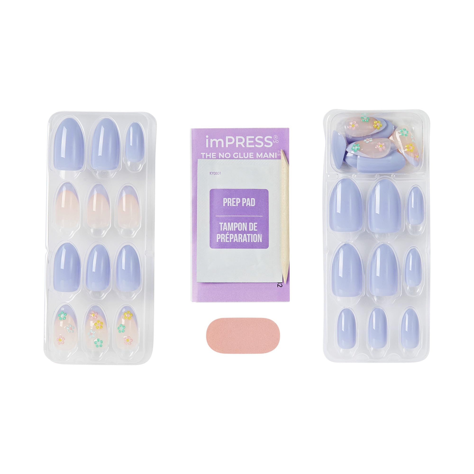 imPRESS side view highlighting almond curve and medium length benefit balanced elegance