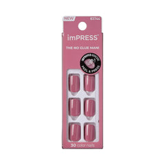 imPRESS front packaging showing Petal Pink kit and quick application benefit