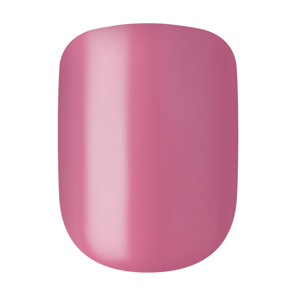 imPRESS hand pressing a nail on showing simple peel-and-stick convenience