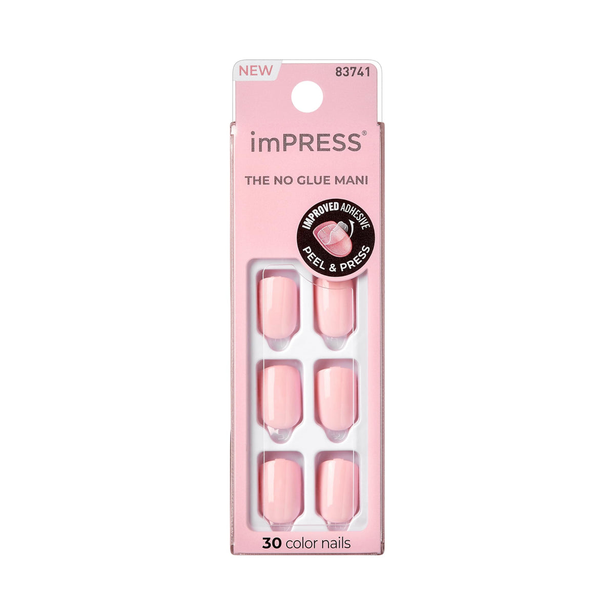 imPRESS front packaging showing Pick Me Pink nails and benefits