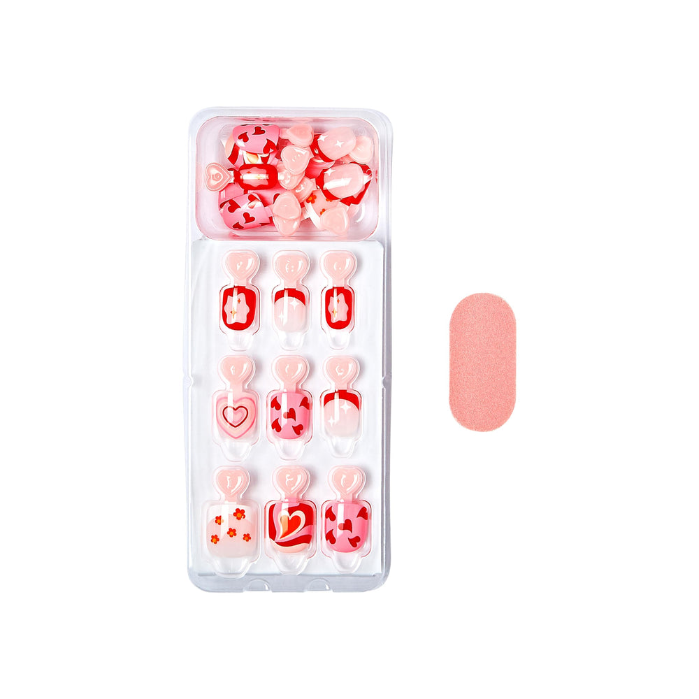 imPRESS nail on fingertip to show true kid-size scale and neat look