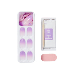 imPRESS pre-applied adhesive on nail back for easy peel-and-press application