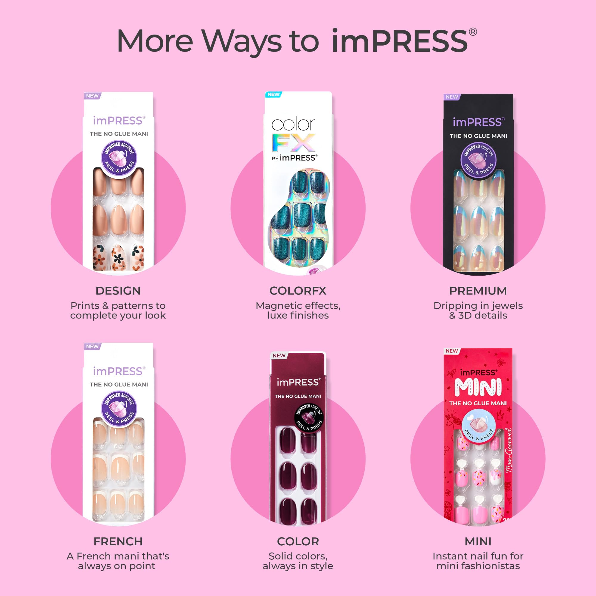 imPRESS prep pad wiping natural nail to ensure adhesive bonds cleanly