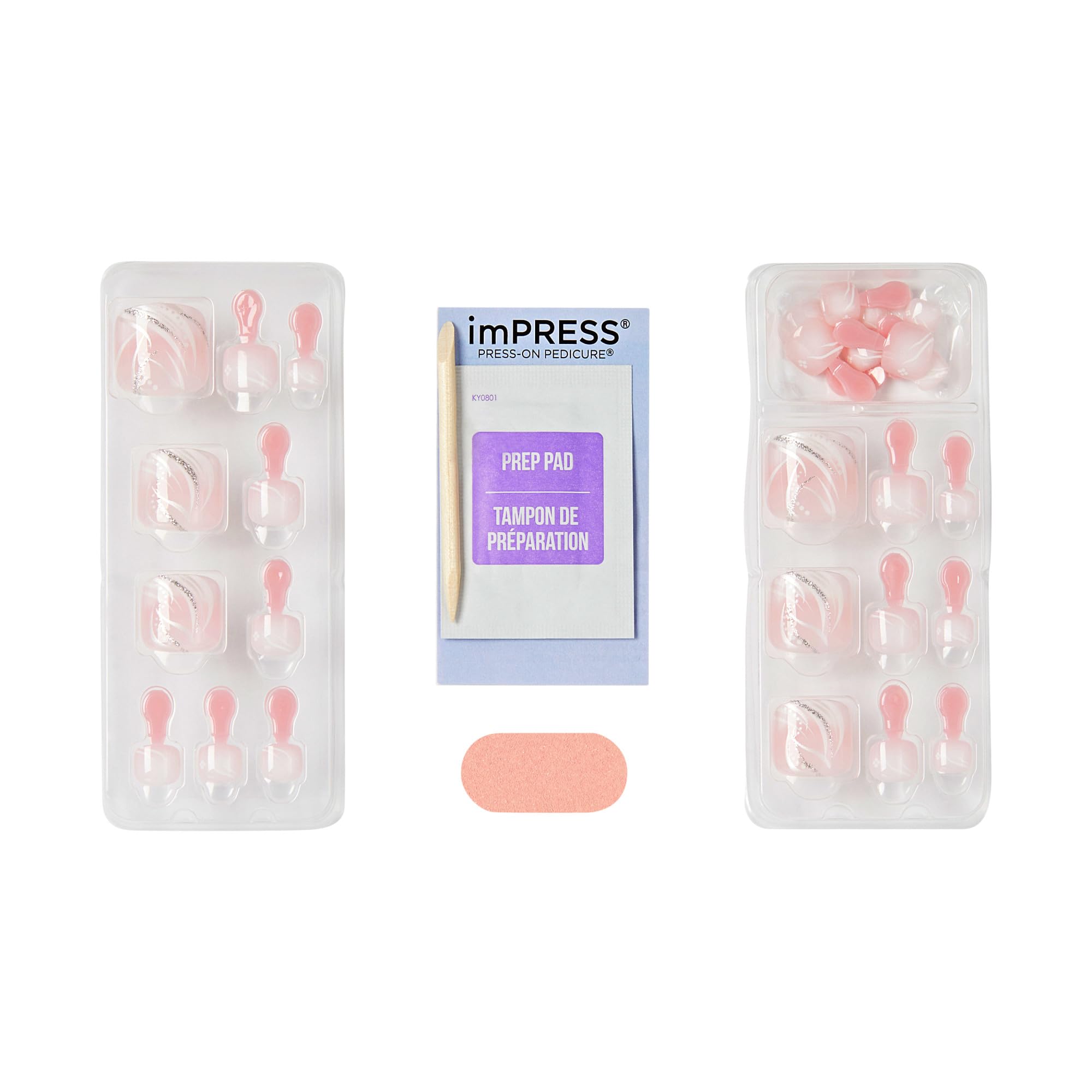 imPRESS prep pad and included tools displayed for easy application benefit