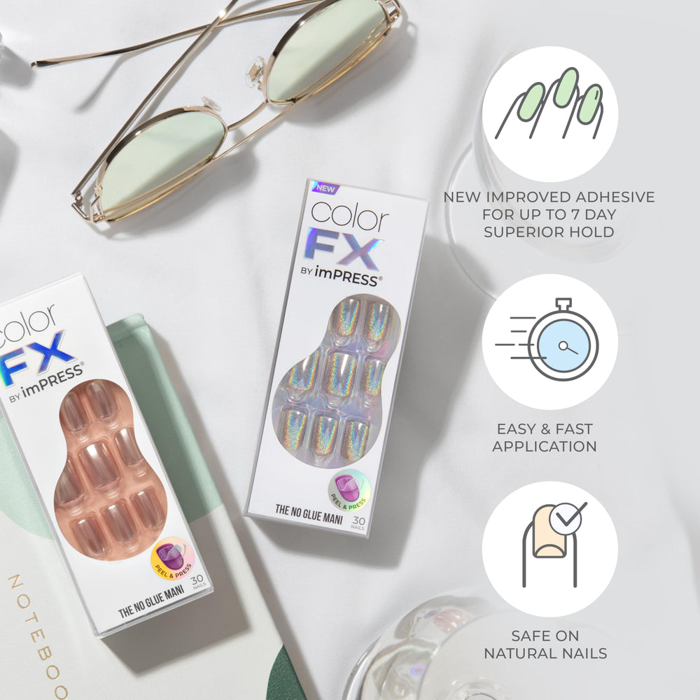 imPRESS prep pad manicure stick and mini file for neat application benefit