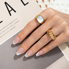 imPRESS thirty press-on nails displayed to show size variety and ready-to-wear option