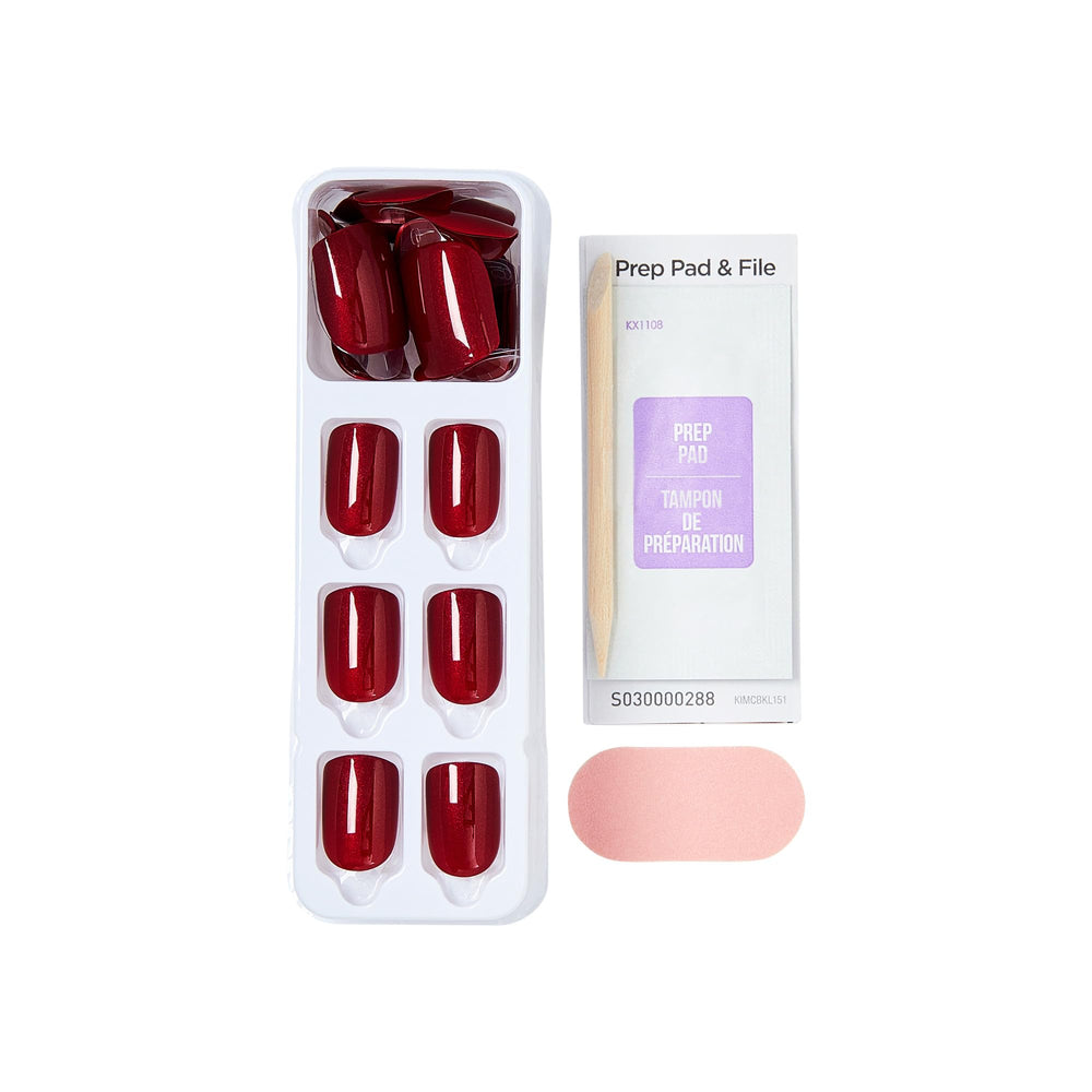 imPRESS prep pad and manicure stick with nails, helps secure strong adhesion