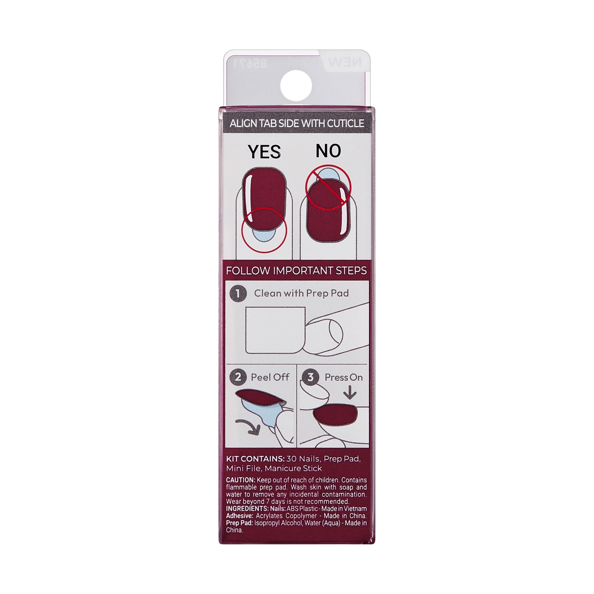 imPRESS demonstration removing a press-on nail gently, supports safe removal
