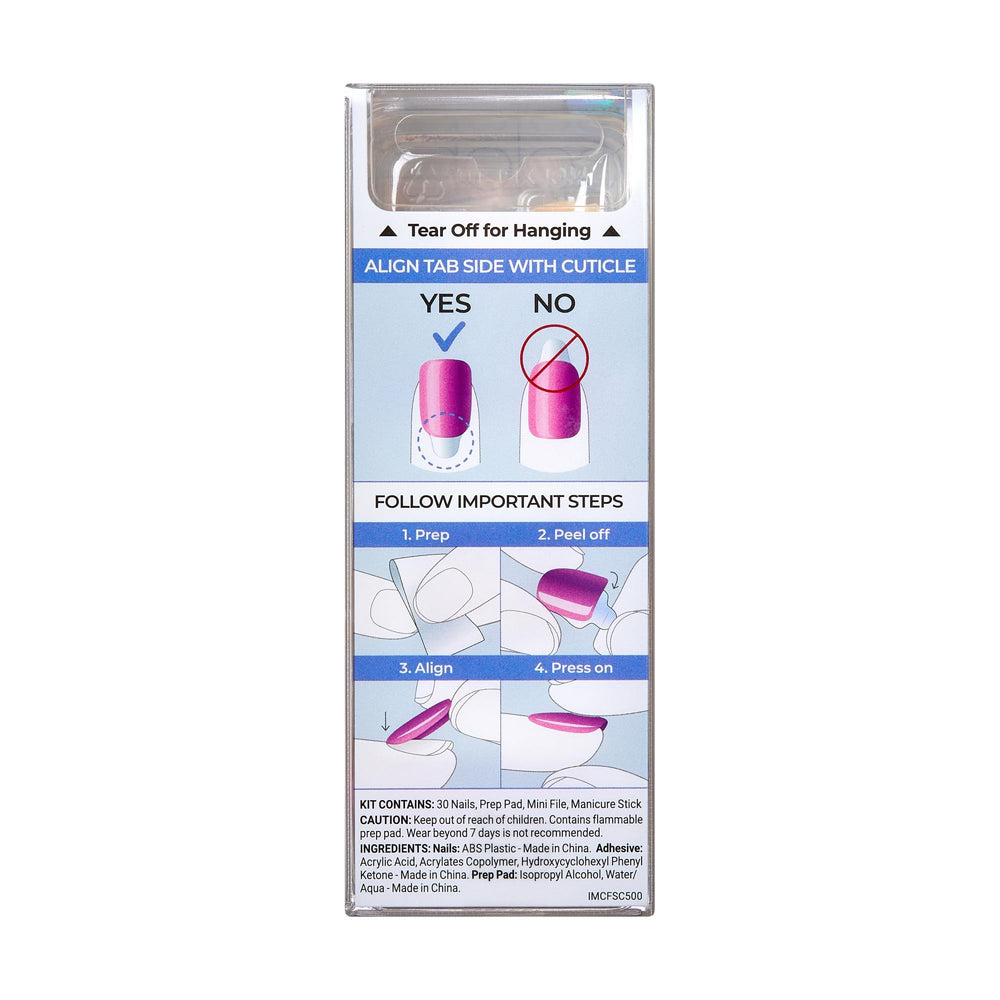 imPRESS gentle removal demonstration showing easy peel-off for safe removal