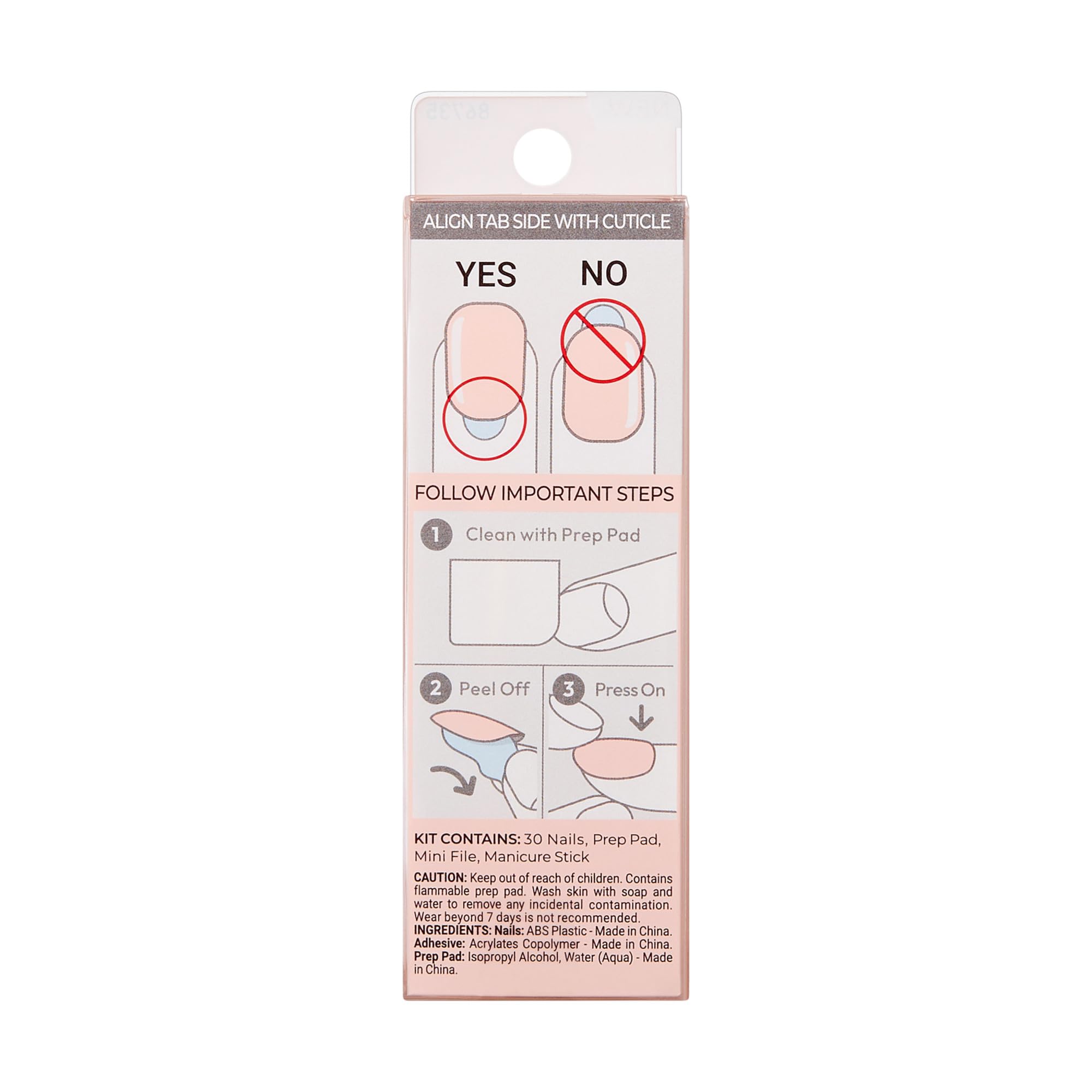 imPRESS glossy nail surface close-up showing chip-resistant finish