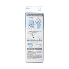 imPRESS nail next to ruler to show short square size and realistic scale