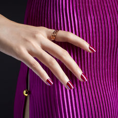 imPRESS nails applied on hands showing quick salon-quality result