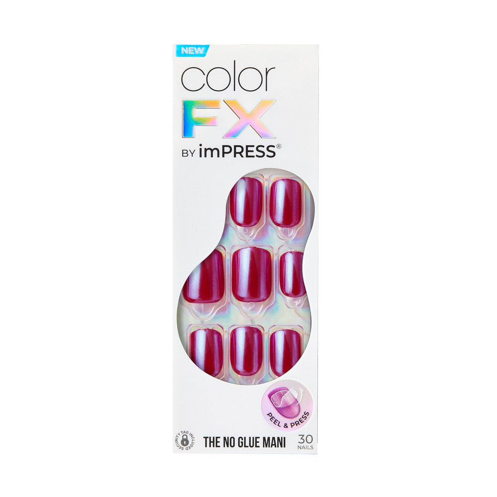 imPRESS nails beside coin for scale showing true short length
